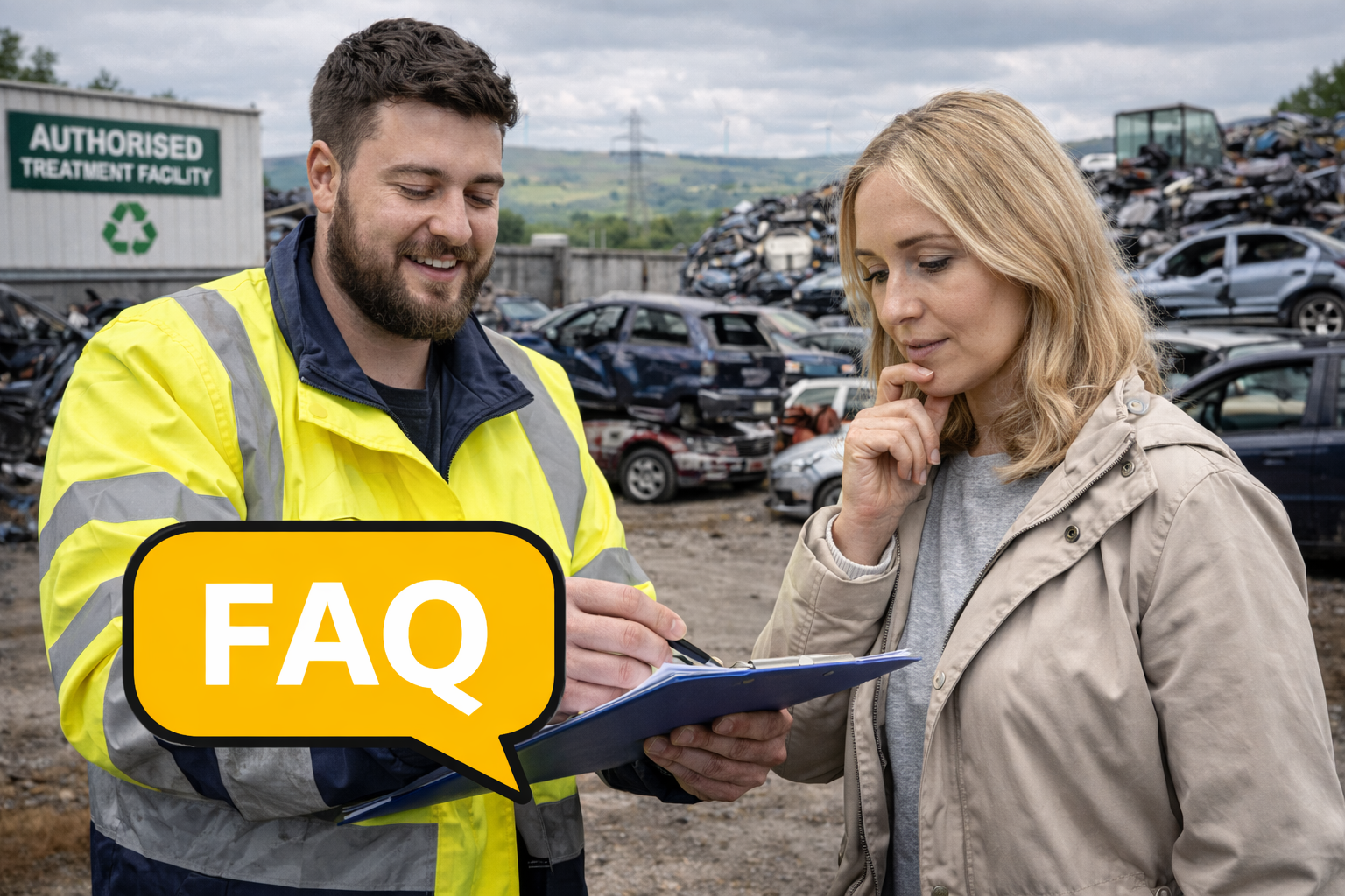 Scrap car FAQs and advice in Horwich